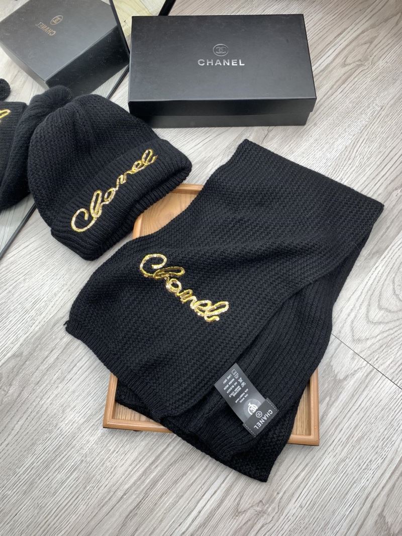 Chanel Caps Scarfs